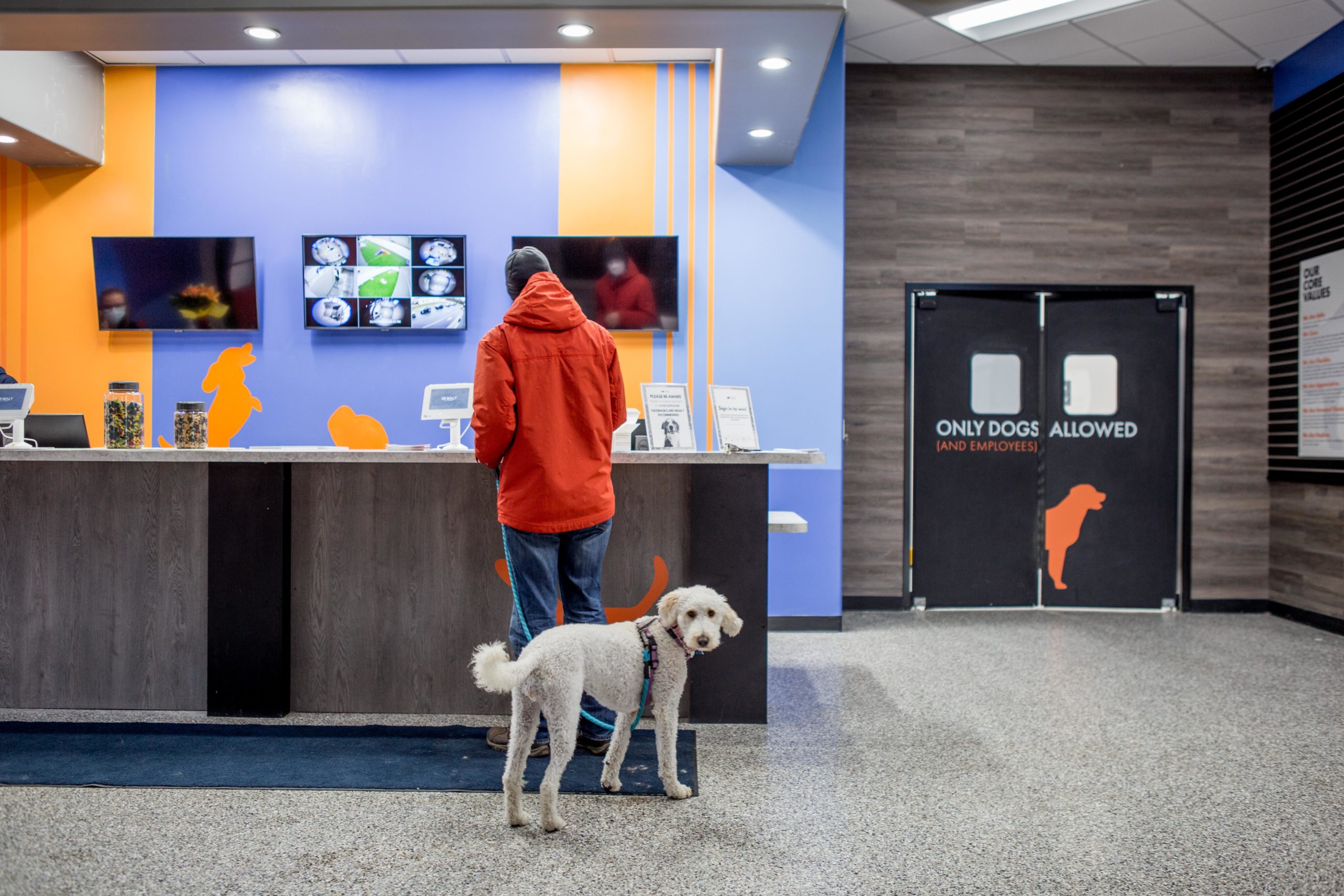 Check-in desk